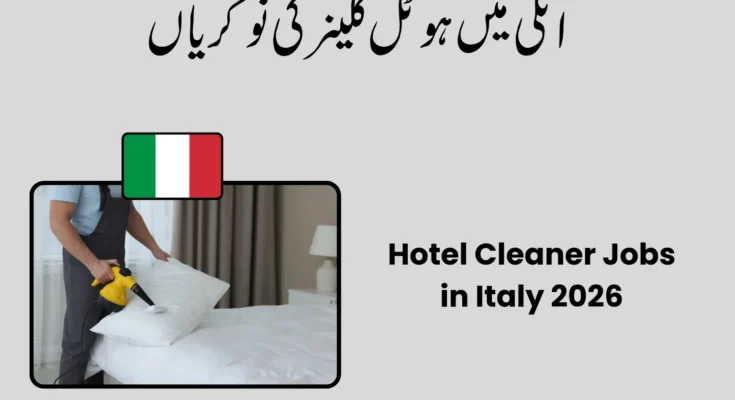 Hotel Cleaner Jobs in Italy 2026