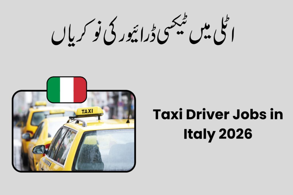 Taxi Driver Jobs in Italy 2026