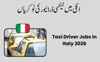 Taxi Driver Jobs in Italy 2026