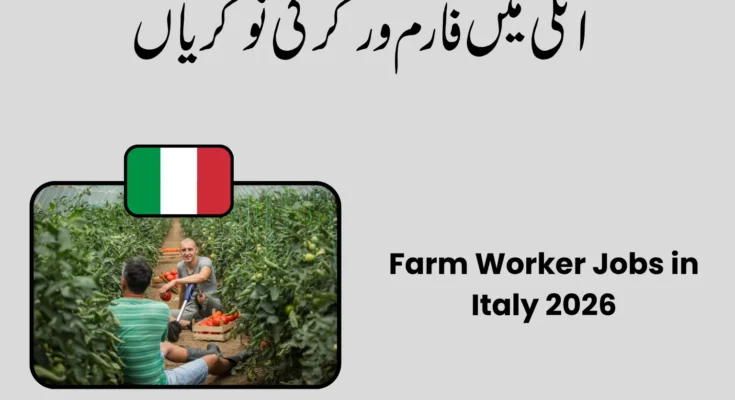 Farm Worker Jobs in Italy 2026